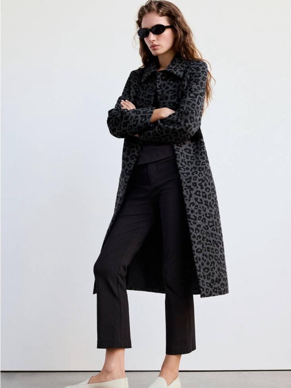 NWT Melloday Leopard Coat